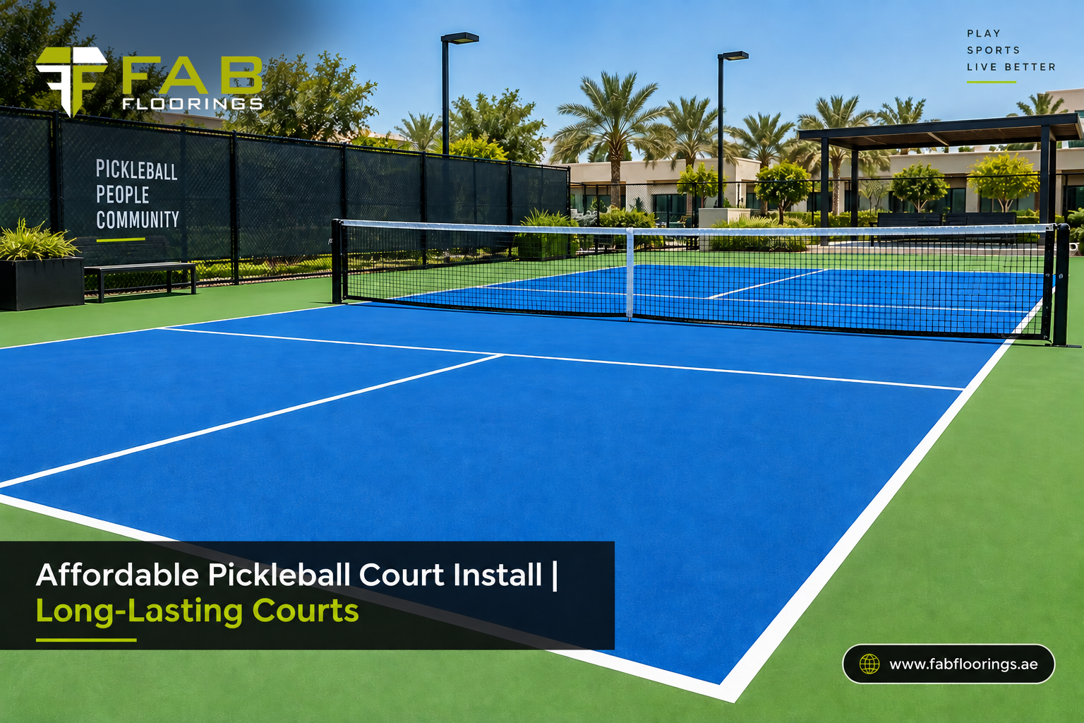 What Are the Maintenance Requirements for a Pickleball Court Install?