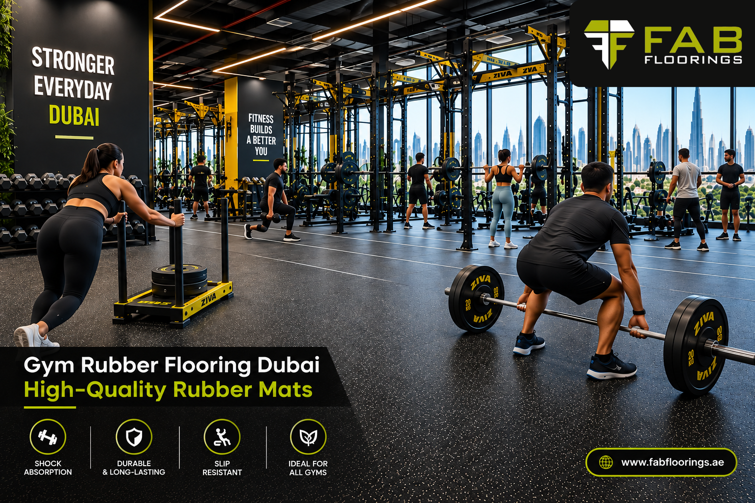 From Heavy Lifts to HIIT: The Best Gym Rubber Flooring Dubai Has to Offer