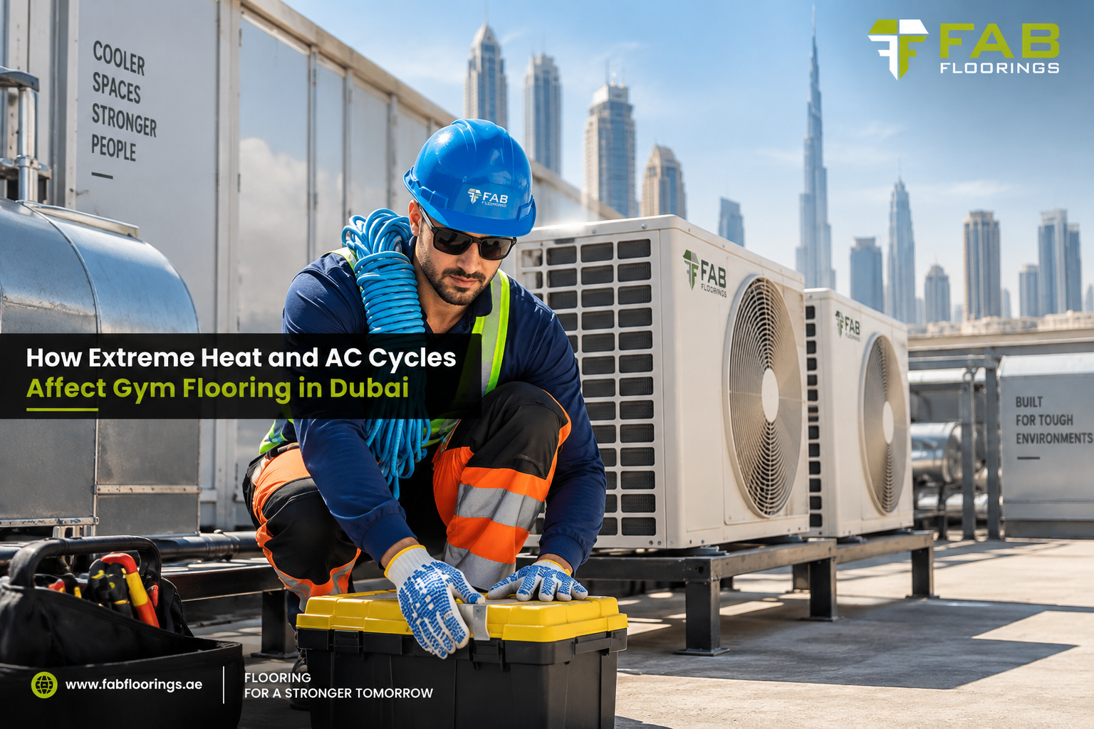 How Extreme Heat and Indoor AC Cycles Affect Gym Flooring in Dubai