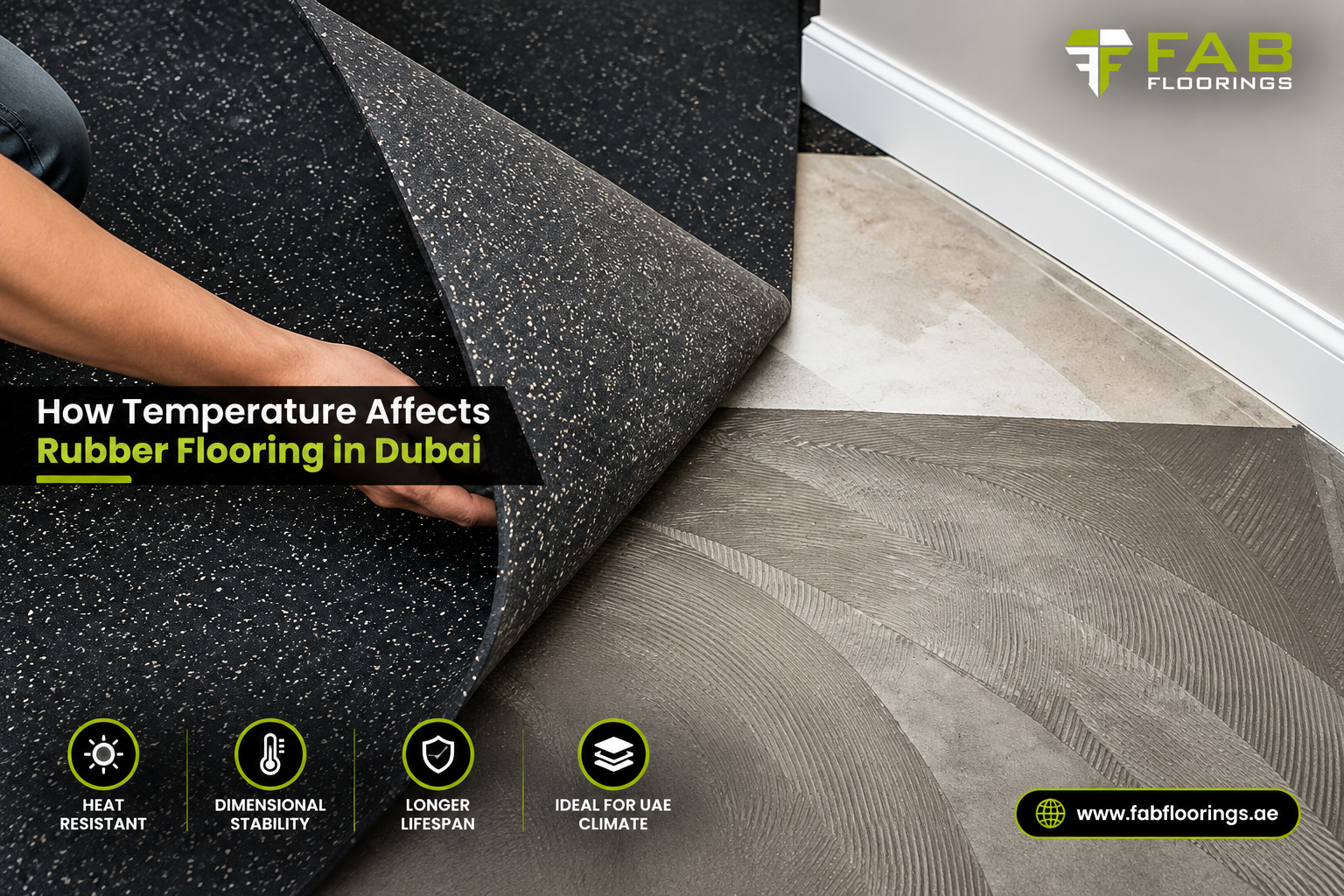 How Temperature Changes Impact Rubber Flooring in Dubai