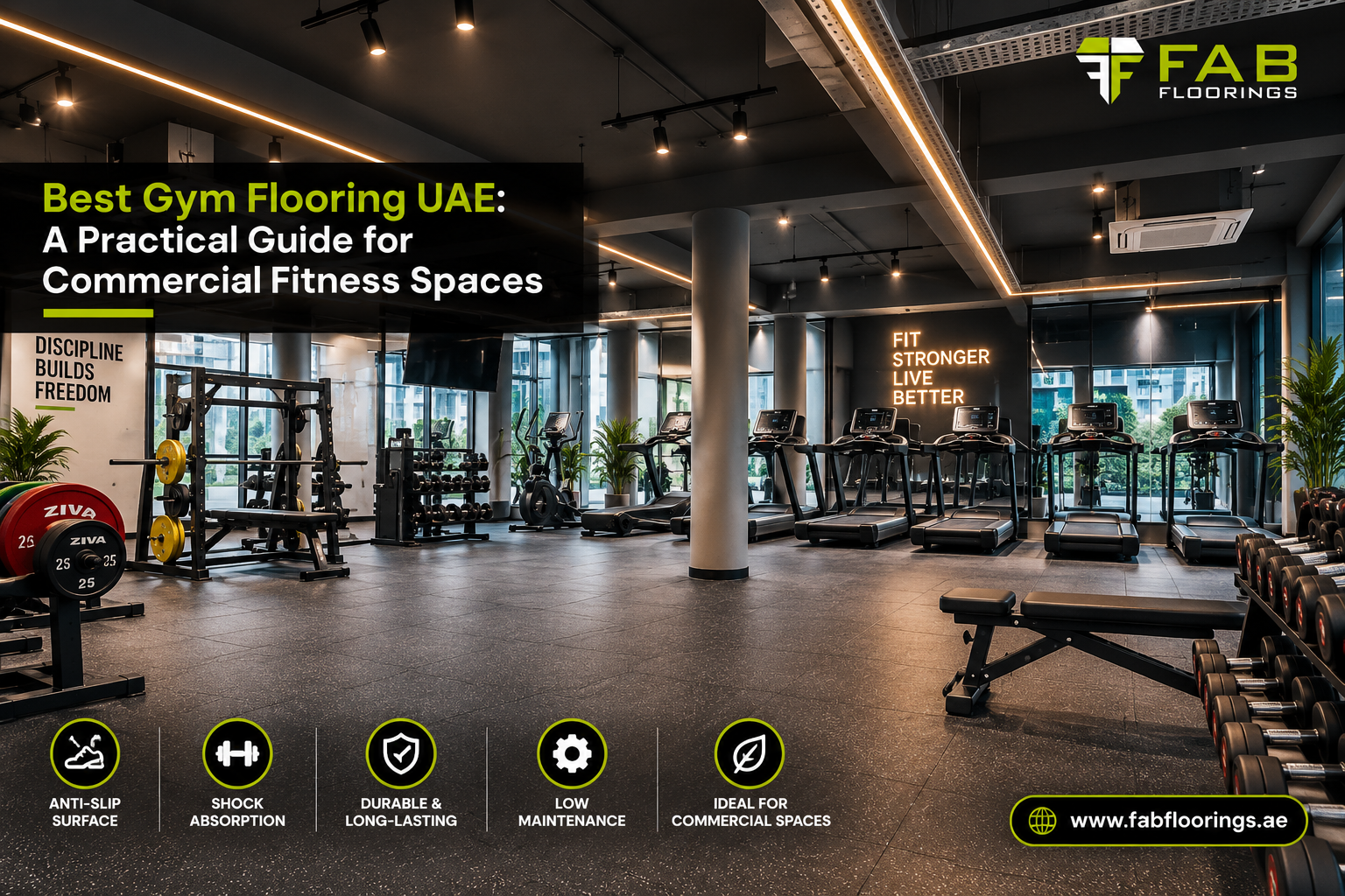 Best Gym Flooring UAE: A Practical Guide for Commercial Fitness Spaces
