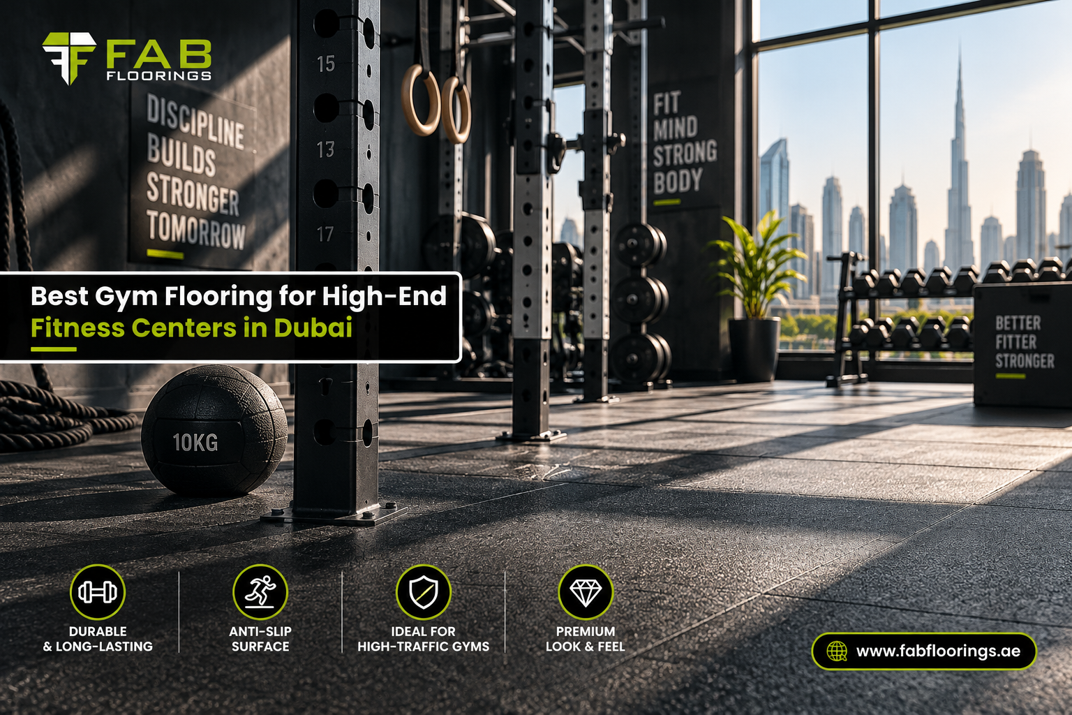 Which Gym Flooring is Best for High-End Fitness Centers in Dubai?