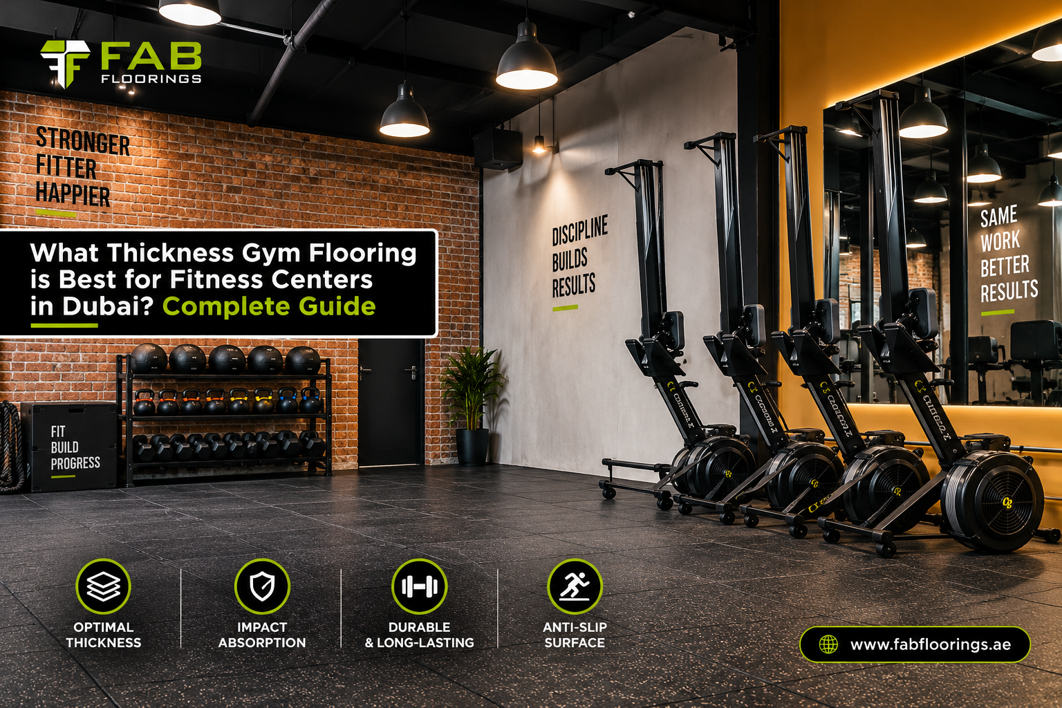 What Thickness Gym Flooring is Best for Fitness Centers in Dubai?