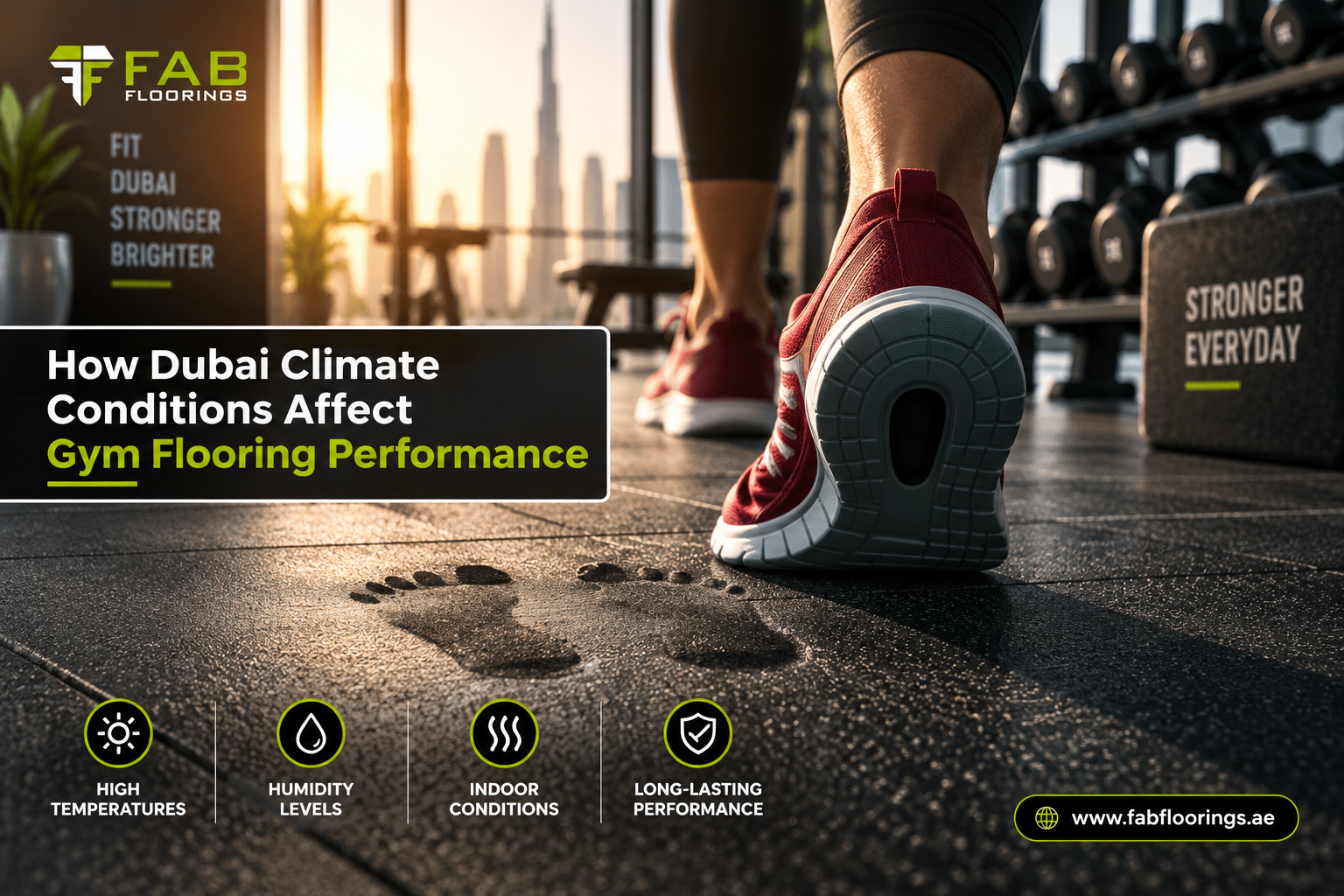 How Dubai’s Climate Conditions Impact the Performance of Gym Flooring