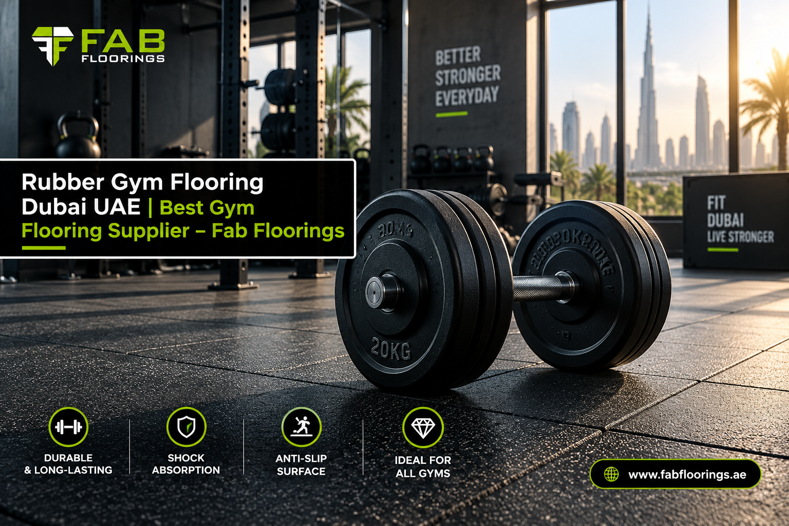 Why Rubber Flooring is the Best Choice for Gyms in Dubai, UAE