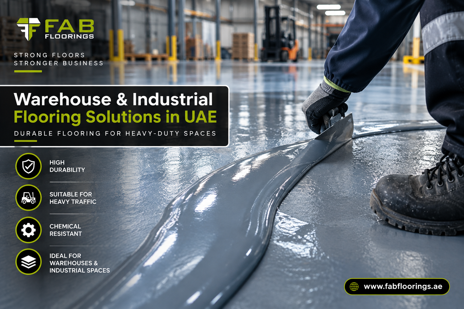 Warehouse & Industrial Flooring Solutions in UAE