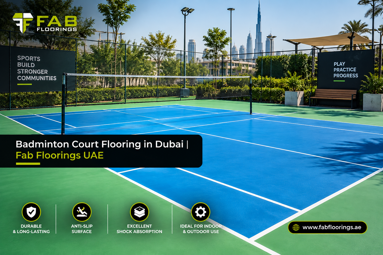 Badminton Court Flooring in Dubai | Fab Floorings UAE