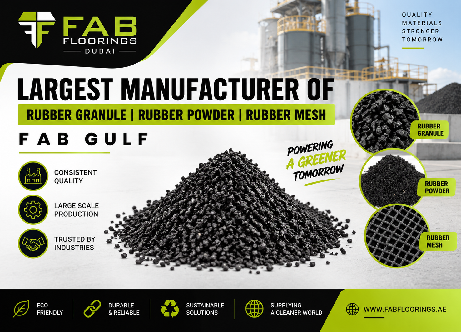 Rubber Granules Supplier in UAE